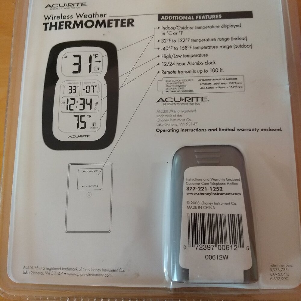 Wireless Digital Weather Thermometer - Picture 2 of 3